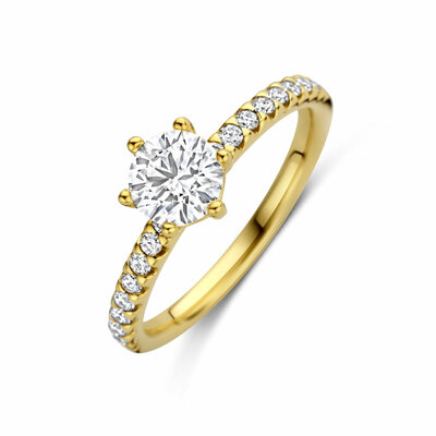 ring lab grown diamant 0.98ct f vs