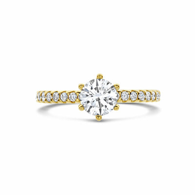 ring lab grown diamant 0.98ct f vs