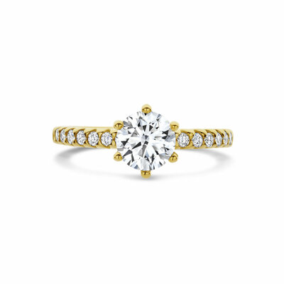 ring lab grown diamant 1.24ct f vs
