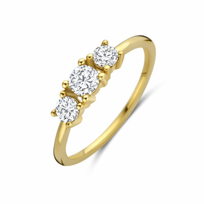 ring lab grown diamant 0.50ct f vs