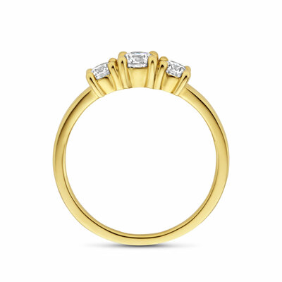 ring lab grown diamant 0.50ct f vs