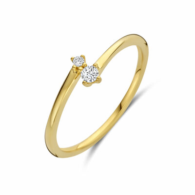 ring diamant 0.06ct h si