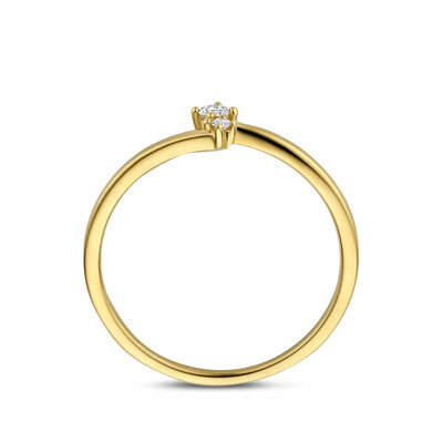 ring diamant 0.06ct h si