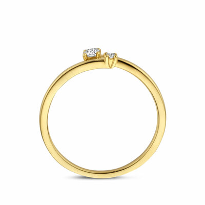 ring diamant 0.07ct h si