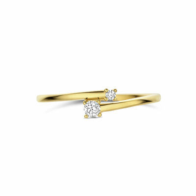 ring diamant 0.07ct h si