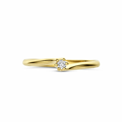 ring lab grown diamant 0.05ct g vs