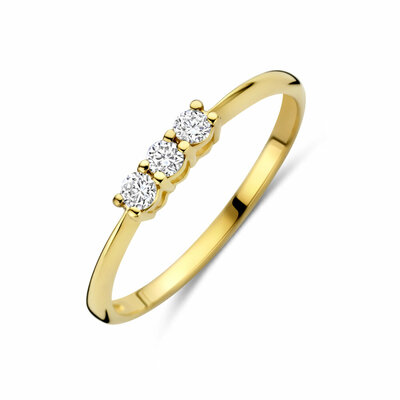 trilogie ring lab grown diamant 0.15ct g vs