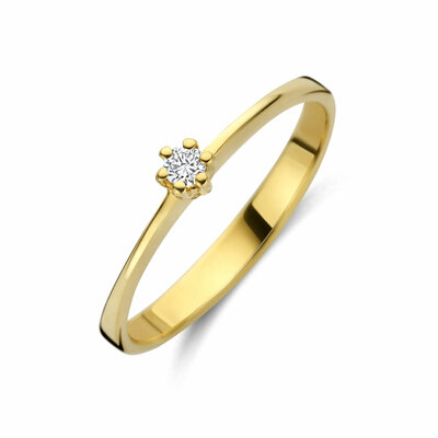 ring lab grown diamant 0.05ct g vs