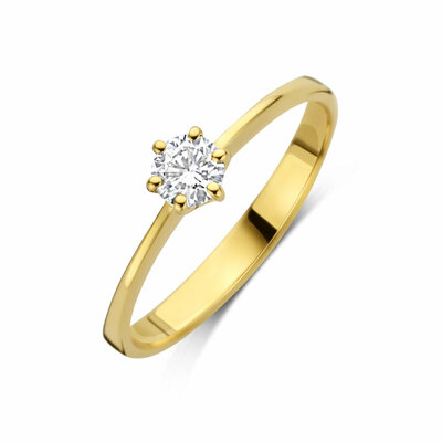 ring lab grown diamant 0.25ct g vs