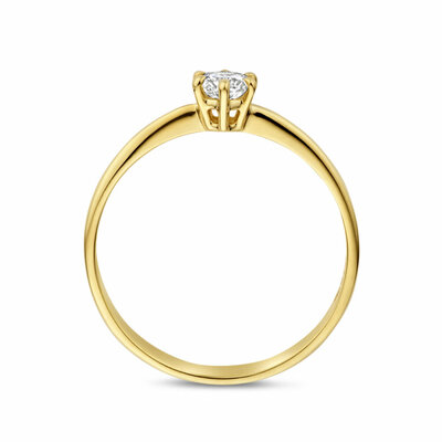 ring lab grown diamant 0.25ct g vs