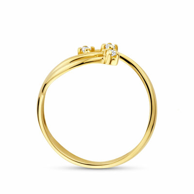 ring lab grown diamant 0.06ct g vs