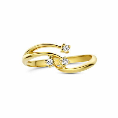 ring lab grown diamant 0.06ct g vs