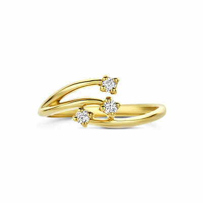 ring lab grown diamant 0.12ct g vs