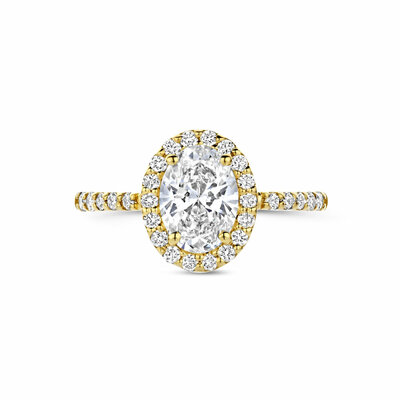 ring lab grown diamant 1.40ct g vs