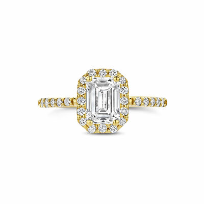 ring lab grown diamant 1.40ct g vs