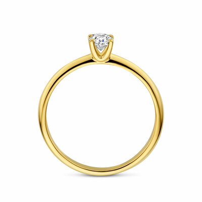 ring lab grown diamant 0.30ct f vs