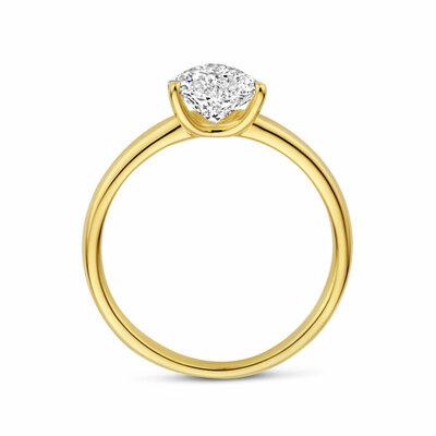 ring hartje lab grown diamant 1.00ct f vs