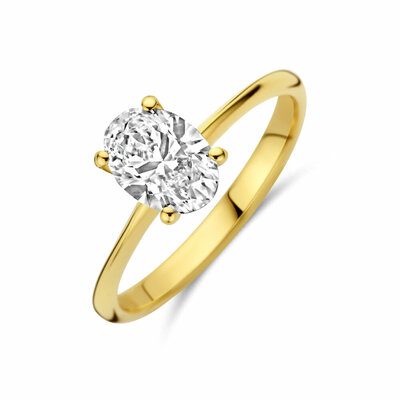 ring lab grown diamant 1.00ct f vs