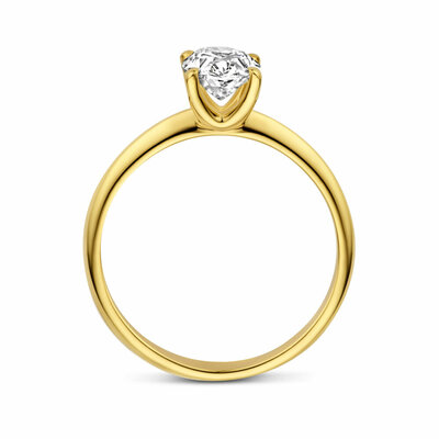 ring lab grown diamant 1.00ct f vs
