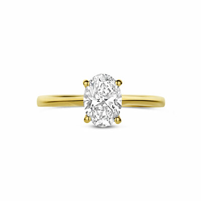 ring lab grown diamant 1.00ct f vs