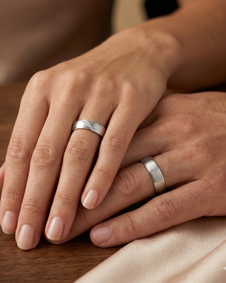 Simpele ringen witgoud
