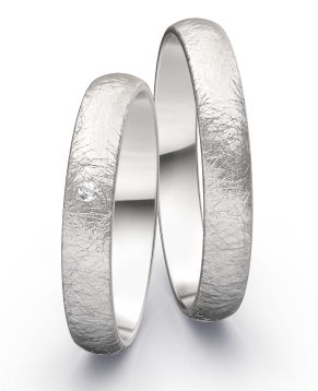 Klassieke Ringen Witgoud Ijsmat 
