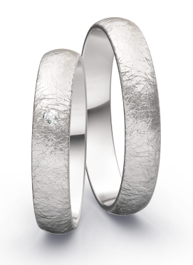 Klassieke Ringen Witgoud Ijsmat 