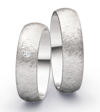 Klassieke Ringen Witgoud Ijsmat 