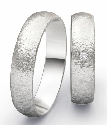 Klassieke Ringen Witgoud Ijsmat 