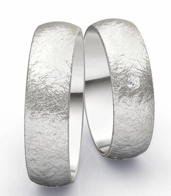 Klassieke Ringen Witgoud Ijsmat 