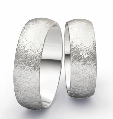Klassieke Ringen Witgoud Ijsmat 