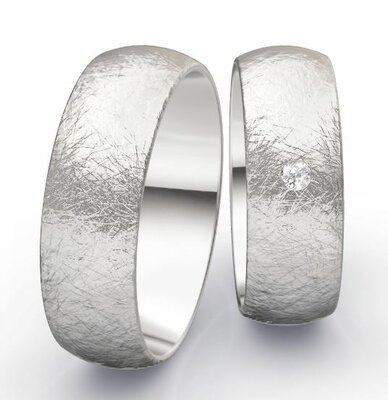 Klassieke Ringen Witgoud Ijsmat 