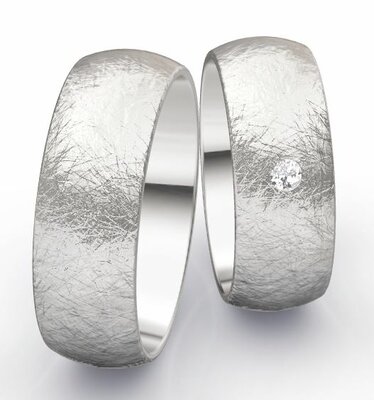 Klassieke Ringen Witgoud Ijsmat 