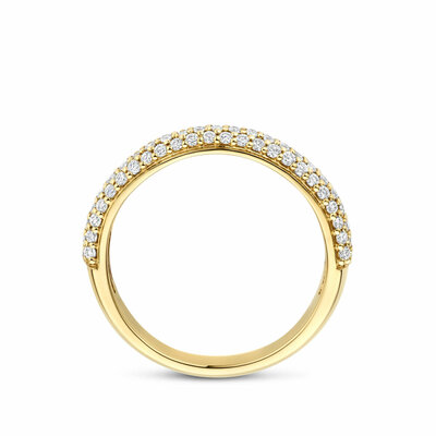 ring lab grown diamant 0.48ct f vs