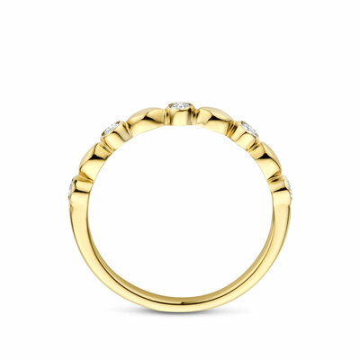 ring lab grown diamant 0.13ct f vs