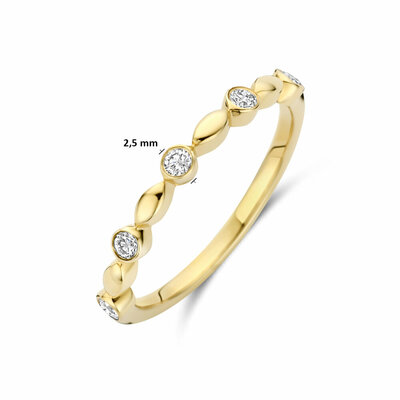 ring lab grown diamant 0.13ct f vs