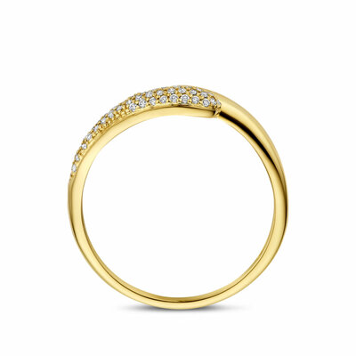 ring diamant 0.15ct h si