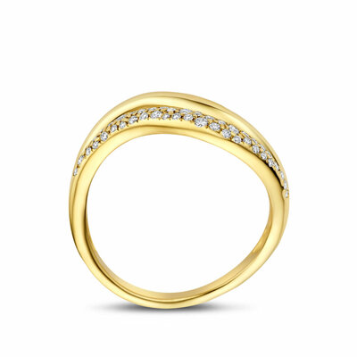 ring diamant 0.32ct h si