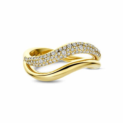 ring diamant 0.32ct h si