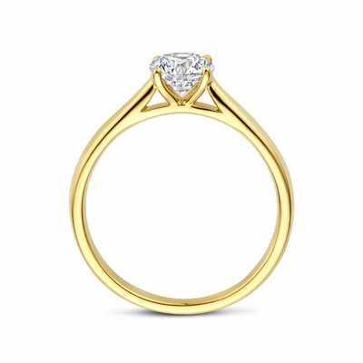 ring lab grown diamant 0.75ct f vs