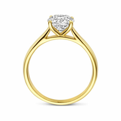 ring lab grown diamant 1.50ct f vs