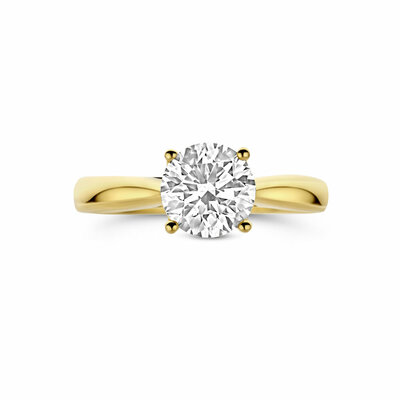 ring lab grown diamant 1.50ct f vs