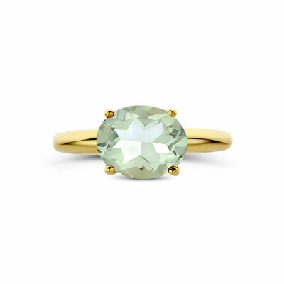 ring groen amethist