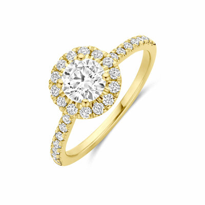 ring lab grown diamant 1.10ct g vs