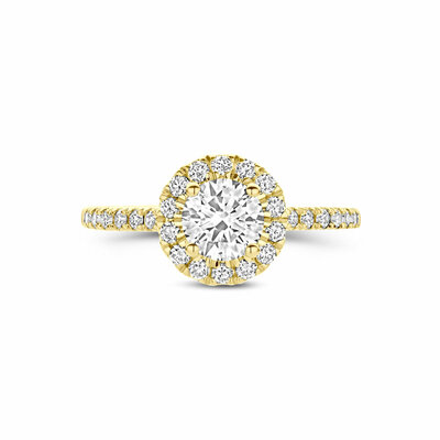 ring lab grown diamant 1.10ct g vs