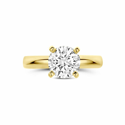 ring lab grown diamant 2.00ct g vs