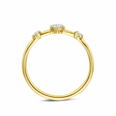 ring lab grown diamant 0.20ct f vs