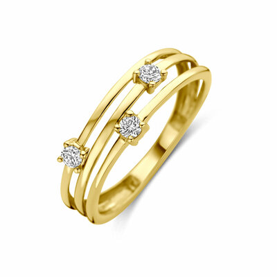 ring lab grown diamant 0.15ct f vs