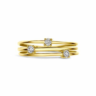 ring lab grown diamant 0.15ct f vs
