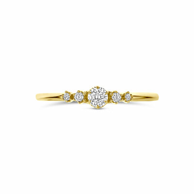 ring lab grown diamant 0.20ct f vs